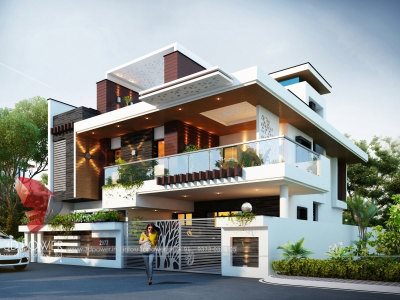 architectural visualization bungalow 3d view 3d designing services in thane